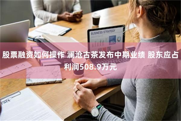 股票融资如何操作 澜沧古茶发布中期业绩 股东应占利润508.9万元