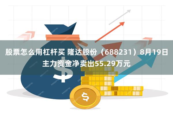 股票怎么用杠杆买 隆达股份（688231）8月19日主力资金净卖出55.29万元