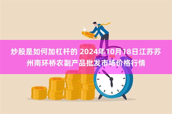 炒股是如何加杠杆的 2024年10月18日江苏苏州南环桥农副