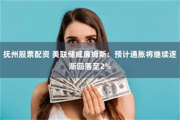 抚州股票配资 美联储威廉姆斯：预计通胀将继续逐渐回落至2%