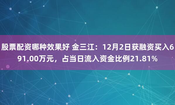 股票配资哪种效果好 金三江：12月2日获融资买入691.00万元，占当日流入资金比例21.81%